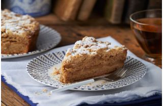 Cinnamon Sugar Cake with Apple Butter