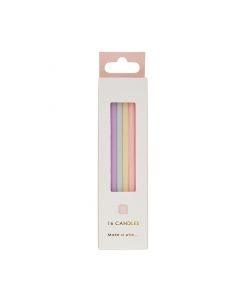 Pastel Rainbow Birthday Candles