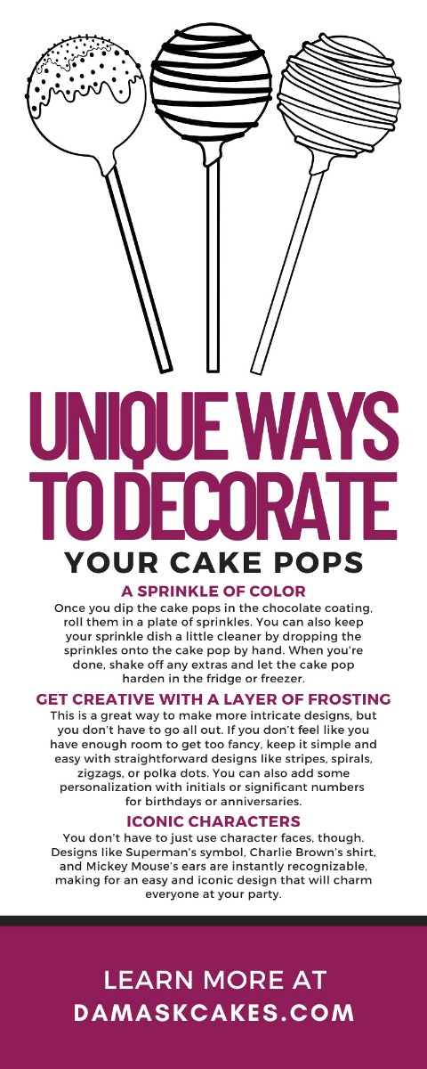 8 Unique Ways To Decorate Your Cake Pops